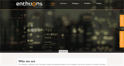 Desktop Screenshot of enthuons.com